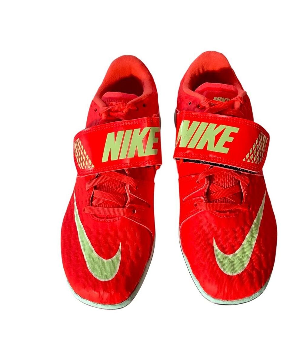 Nike High Jump Elite Field Spikes Bright Crimson FZ9636-600 Men Sz 5 Women 6.5